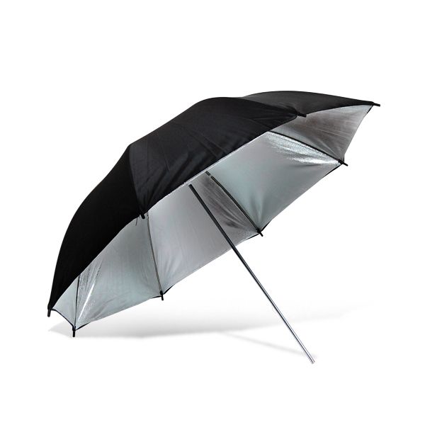 Julius Studio Photography Photo Studio 33 Blk Slv Reflective Umbrella