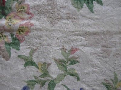 Kaufmann Rhododendron Print Fabric 55 x 2yd Drapery Weight Cotton