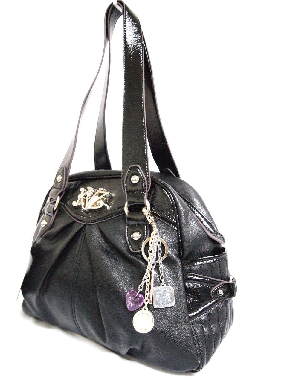 Kathy Van Zeeland Skip A Beat Belt Satchel Bag Black