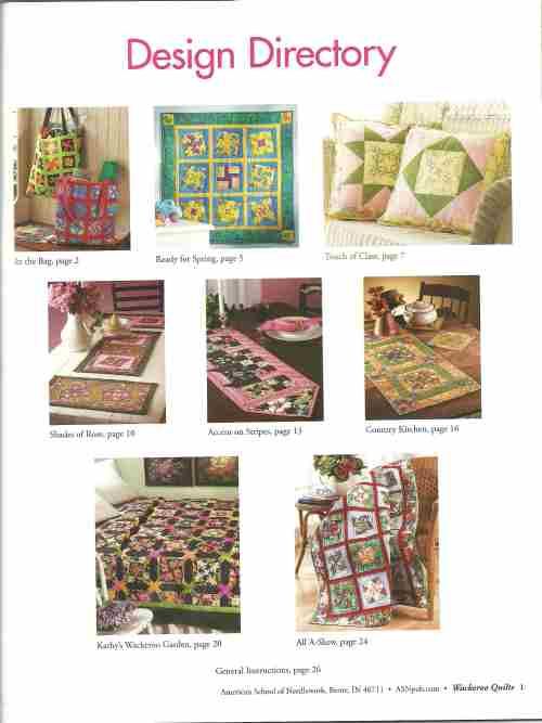 Quilting Wackeroo Quilts Pattern Booklet 14 Projects 2 Cut Blocks