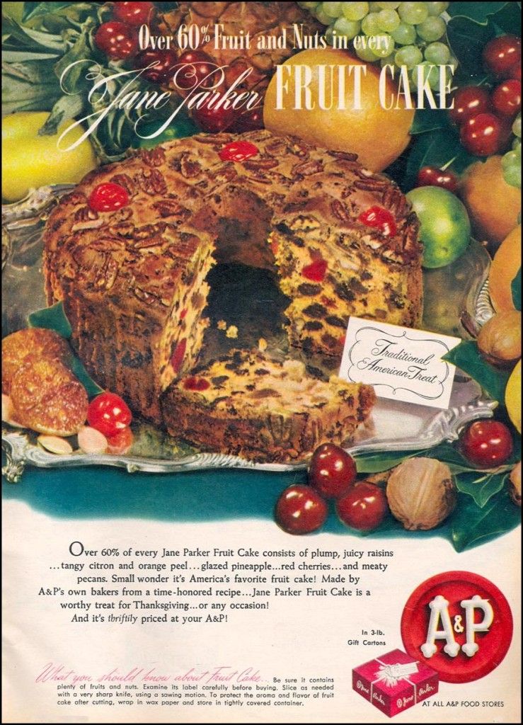 Jane Parker Fruit Cake Light Fruitcake Ring 48 oz 3 lb Fresh Large A P