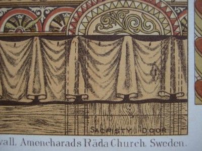 This sheet shows the painting on the north chancel wall of the