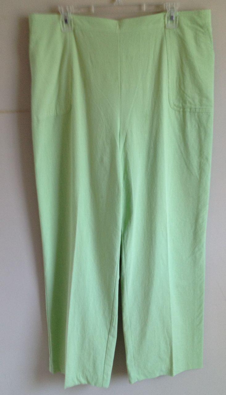 dunner pants size 20 medium length key biscayne collection flat front