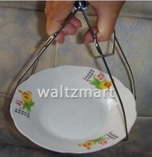 New Metal Hot Plate Dish Retriever Lifter Tongs Kitchen Tool