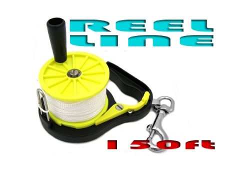 150 ft Ratchet Reel Line Wrecking Kite Scuba Dive Gear