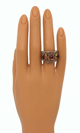 Konstantino 18K Gold Sterling Silver Turmaline Ring