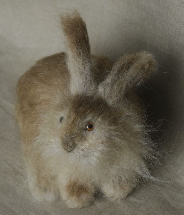 Rabbit Handmade Stuffed Animal by Natasha Fadeeva