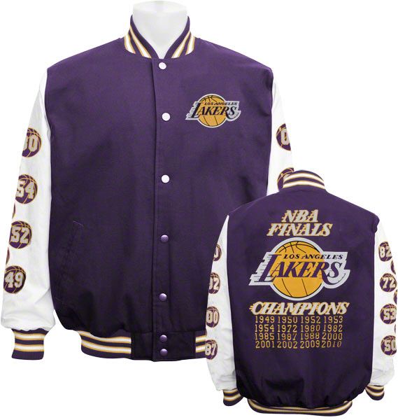 lakers championship letterman jacket