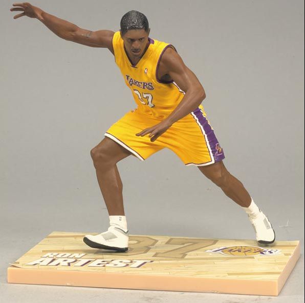 McFarlane NBA Series 18 Figure Ron Artest La Lakers New