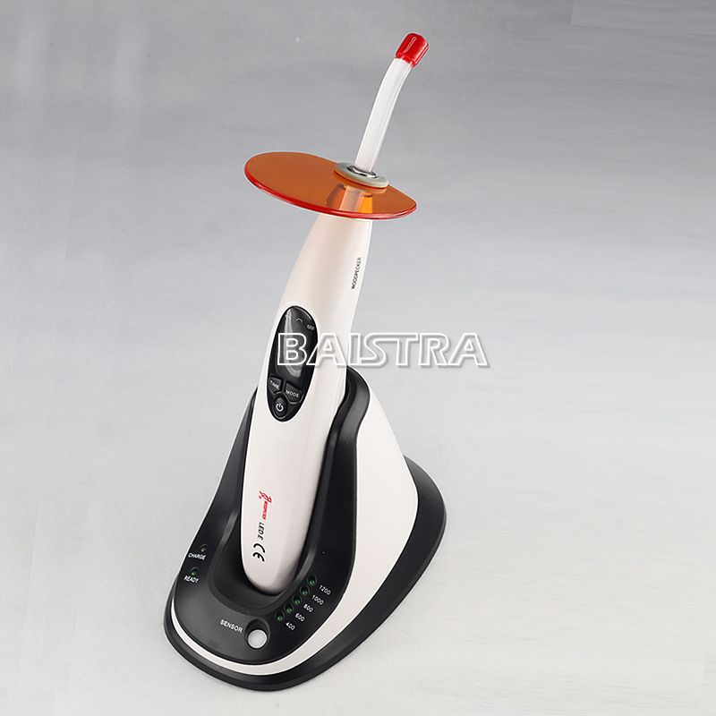 Wireless Dental LED Curing Light Lamp Light Meter Function LED.E