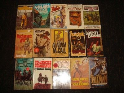 Older Vintage Westerns 70s Lassiter Tallman Sundance Buchanan