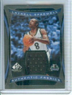 Latrell Sprewell 04 05 SPGU Game Used Jersey