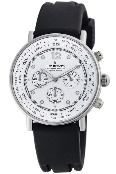 Laurens Impulse Mens White Watch 026487AA