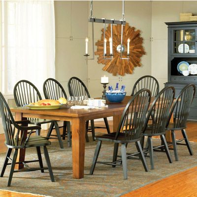 Laramie 9 Piece Expandable Dining Table Set