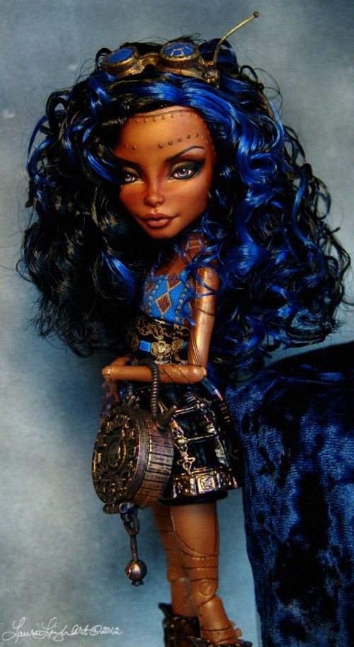 Monster High Doll Steampunk Repaint Repaint by Laurie Leigh