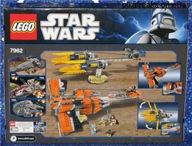 Lego 7962 Star Wars Episode One Anakins and Sebulbas Podracers Play