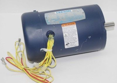 Leeson Electric Motor C42S34FC2B 08HP 115V 3450 RPM IPH 60Hz TEFC Encl