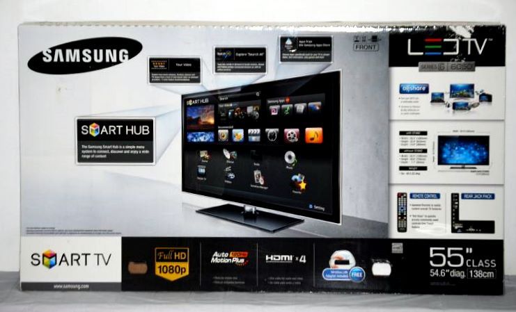 Samsung UN55D6050 55 LED Smart TV 1080p 120Hz Nice