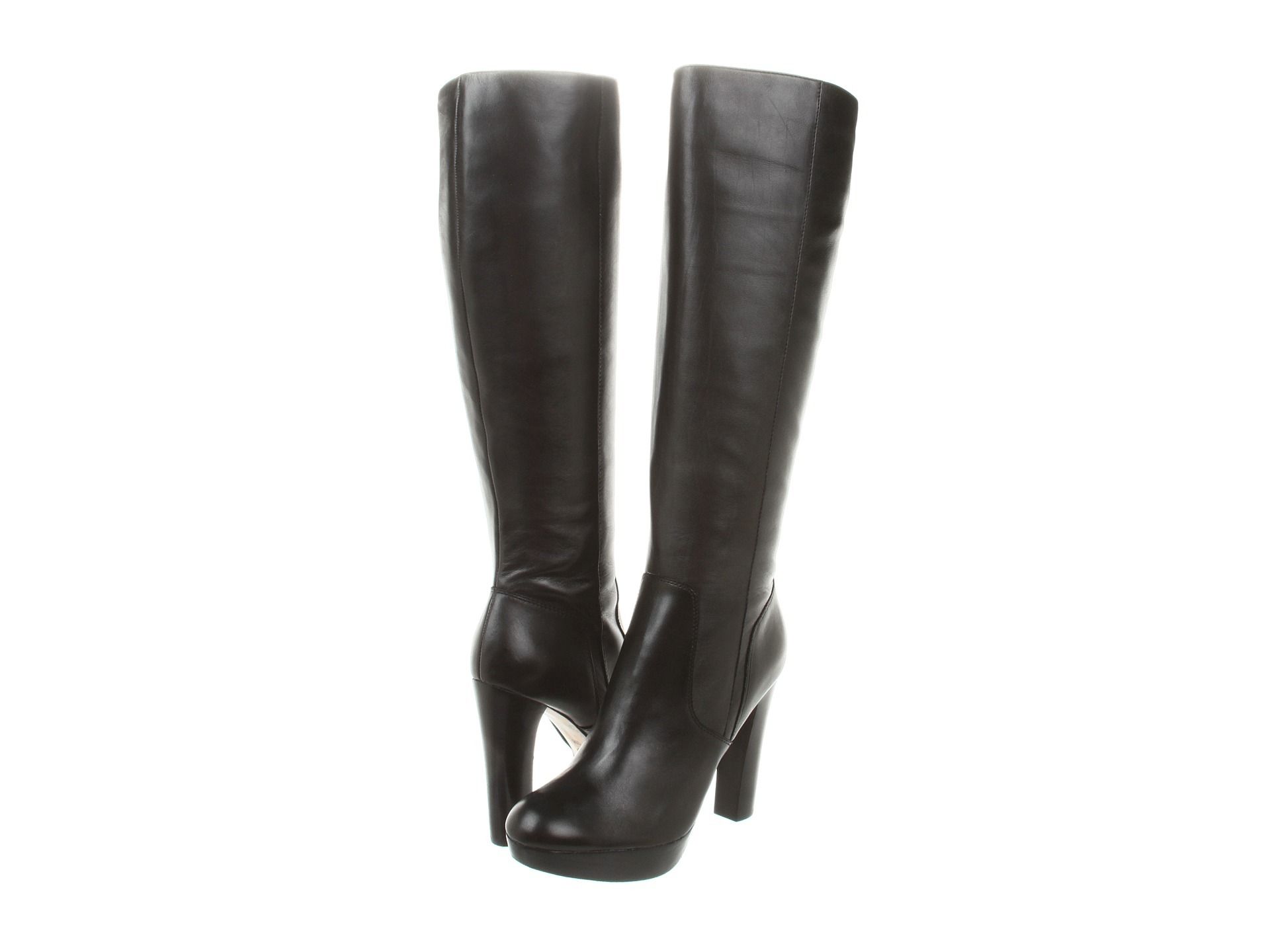 Michael Kors Womens Lesly Boot in Black Leather