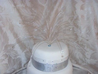 Crystal Fountain Cake Topper Wedding Anniversary Birthday