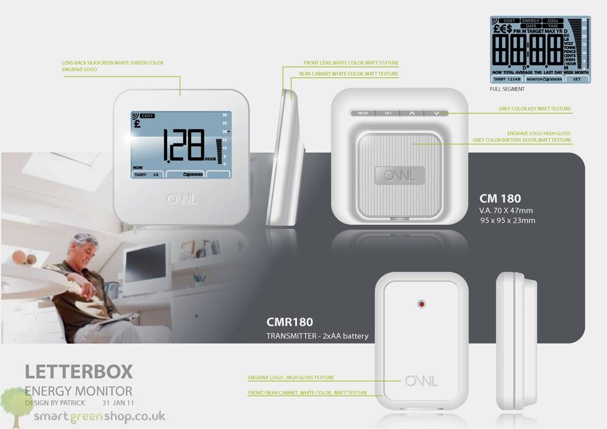 Owl Micro Plus MK2 cm 180 Wireless Home Electric Energy Useage Monitor