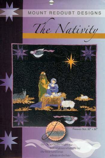 Mount Redoubt Designs Letitia Star Gazers Nativity Quilt Kit Lot