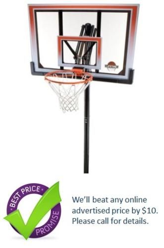 Lifetime Basketball Hoop   71799 50 inch Polycarbonate Backboard