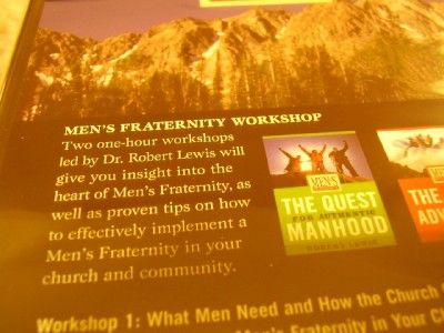 Fraternity Workshops By Dr. Robert Lewis/$20 Lifeway Value*Sealed