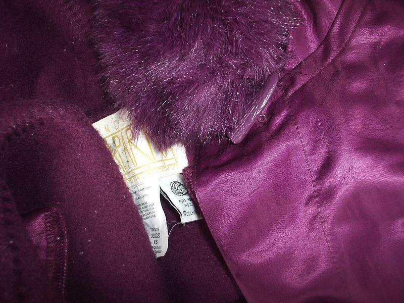 Linda Lundstrom Burgundy La Parka Coat s Will Fit Medium