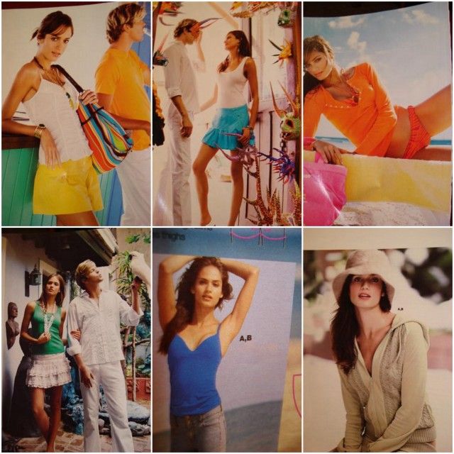 LINDSAY FRIMODT clippings French ELLE OCEAN DRIVE Marie CLAIRE