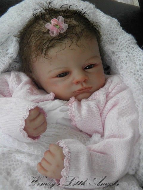 Lifelike Reborn Baby Girl Doll Evie created by Wendys Little Angels
