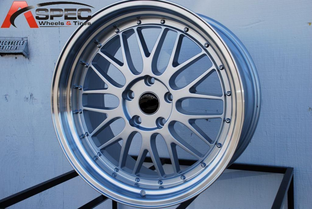 19 LM Silver Style Wheels Fit 5x112 Audi VW Mercedes
