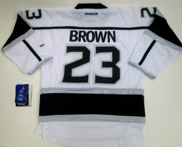 Los Angeles Kings Dustin Brown Youth Stitched Premier White Jersey