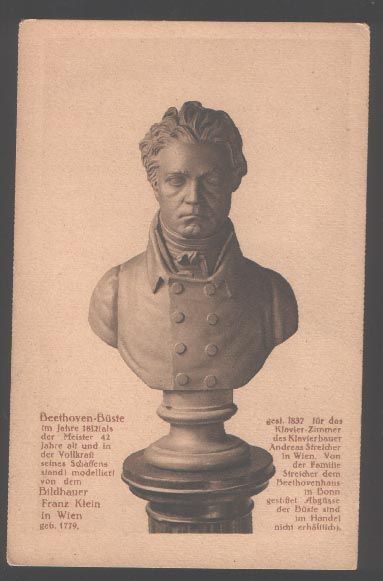 Ludwig van BEETHOVEN Great COMPOSER Bust Vintage PC