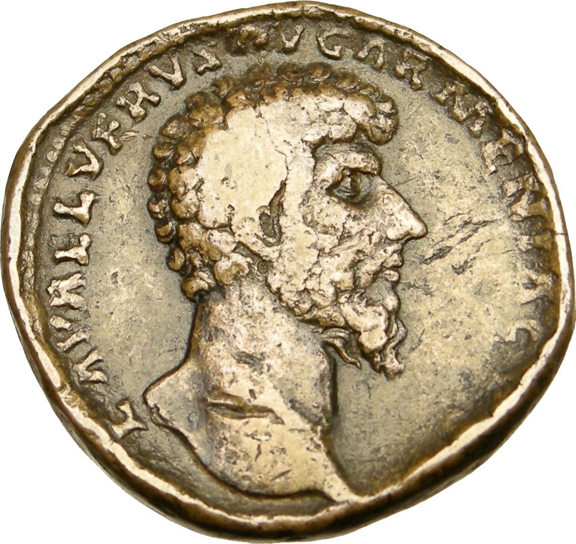 Lucius Verus 163AD.,Rome. Sestertius, Proto Contorniate or Game Tocken