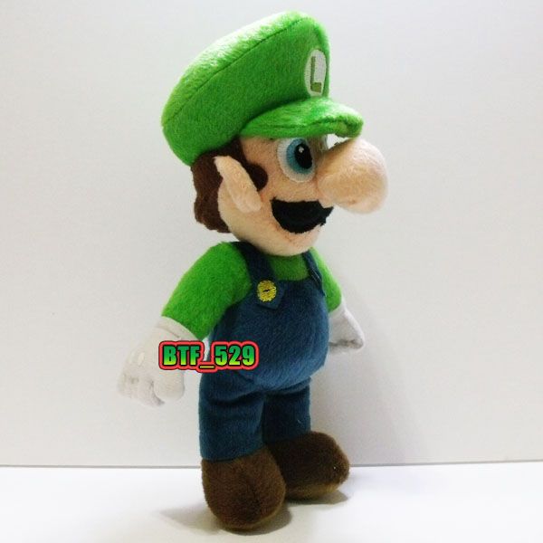 Plush 9 Stand Luigi E New Super Mario Brothers Plush Doll Figure