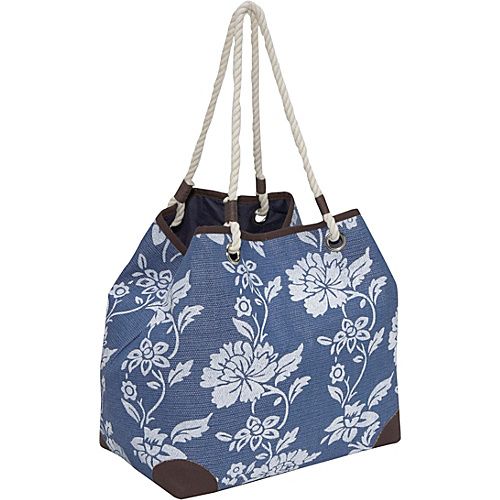 Magid Paper Straw Flower Print 4 Poster Bag