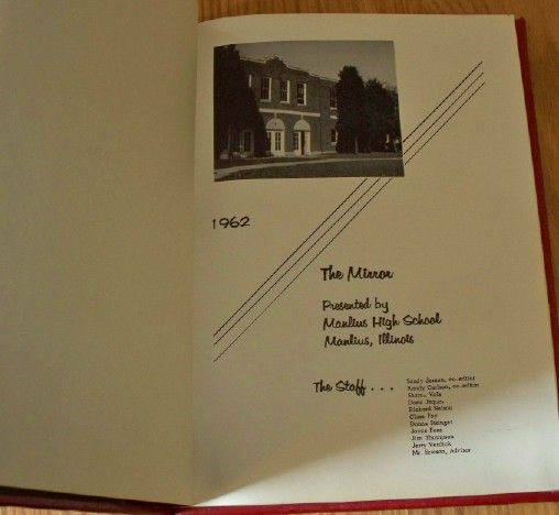 The Mirror 1962 Manlius Yearbook Manluis Illinois