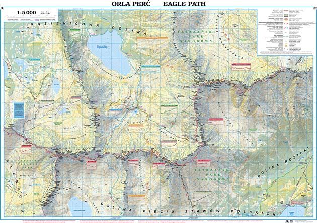 Orla Perć Mapa Turystyczna Sygnatura