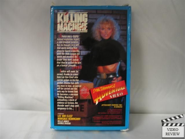 Killing Machine VHS Lee Van Cleef Margaux Hemingway