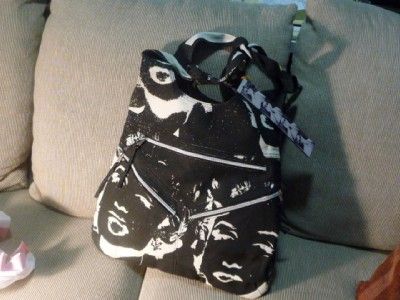 Andy Warhol RARE Marilyn Monroe Black White Bag Tote Handbag