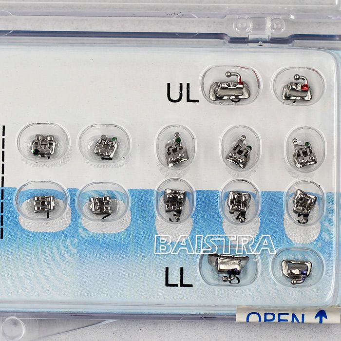 1KIT 20pc Orthodontic Dental Mini Roth Self Ligating Bracket 0 022 3