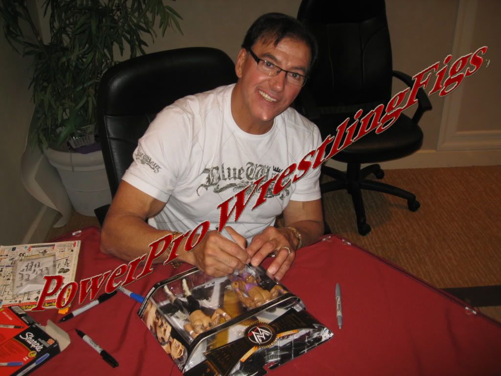 WWE Classic Superstars Rick Martel Signed 2 Pack Proof