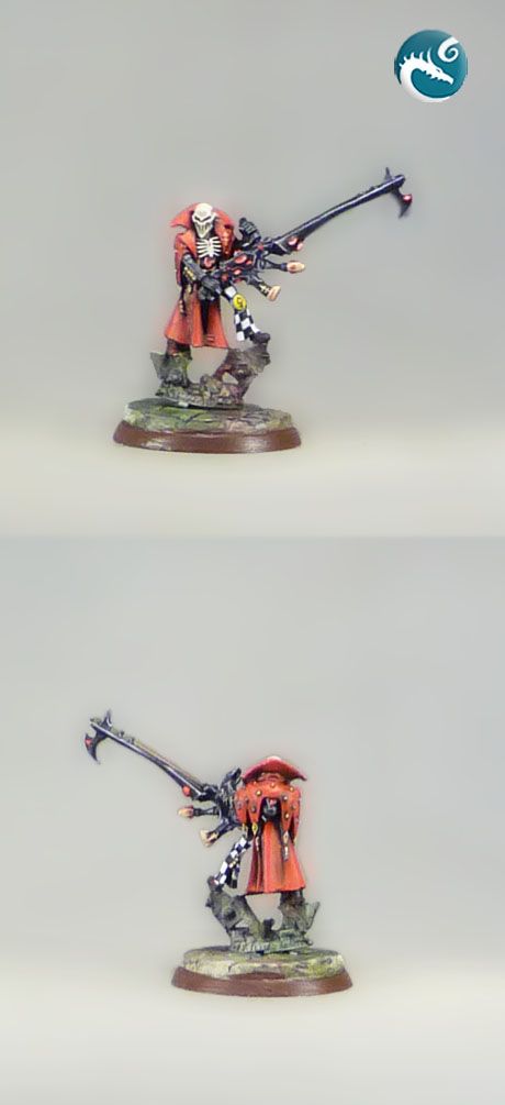 Warhammer 40K Eldar Death Jester Harlequin Master Paint