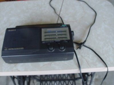 Sony ICF 34 Am FM TV Weather 4 Band Radio