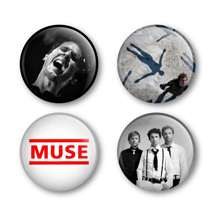 Muse Badges Buttons Pins Tickets Shirts Matt Bellamy