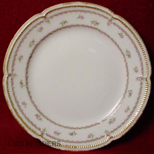 Charles Field Haviland China Head 23 Rose Laurel Salad