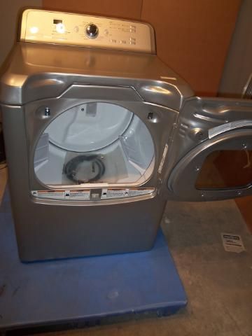 Maytag Bravos 29 Electric Silver Dryer Steam MEDB800VU