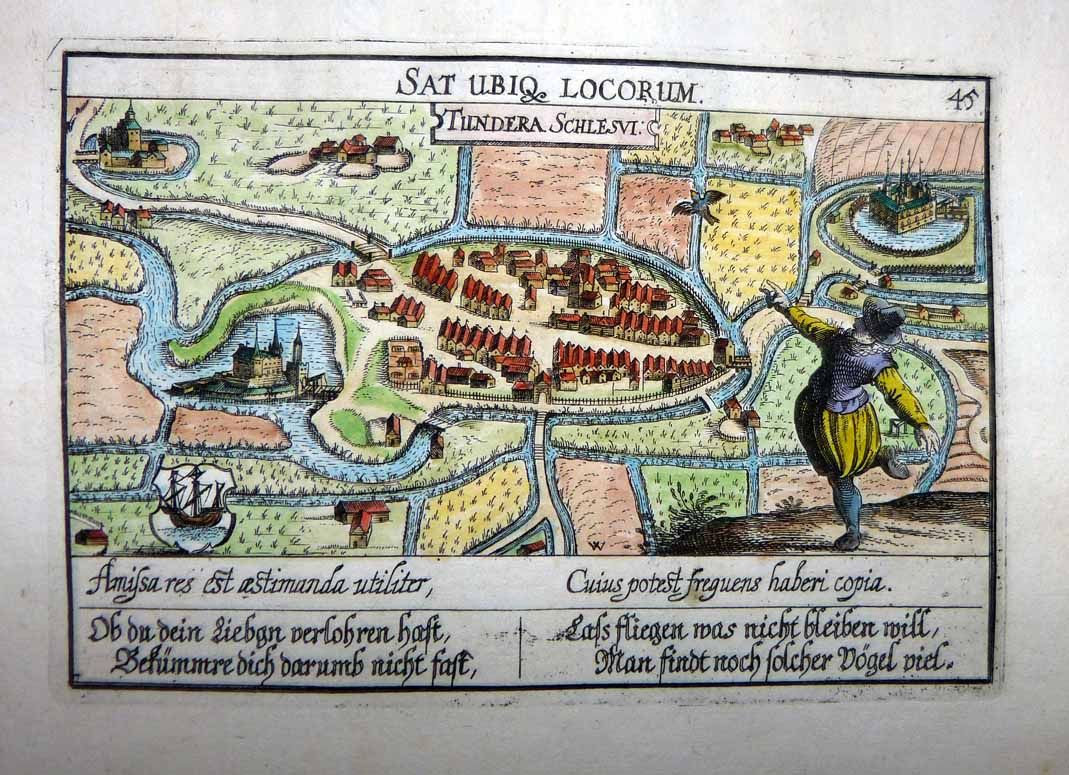 1627 Meisner Braun Hogenberg Town View Tønder Denmark 3 Splendid