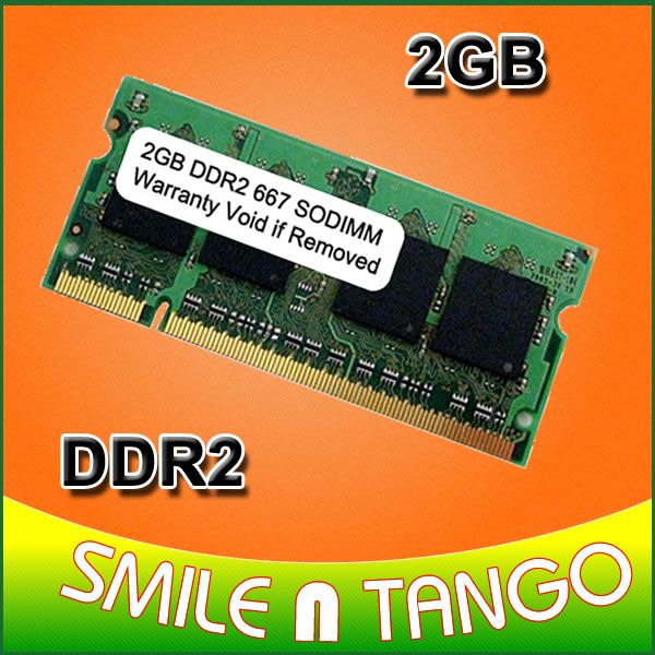 2GB SODIMM Low DDR2 PC5300 PC2 5300 5400 Laptop 667MHz